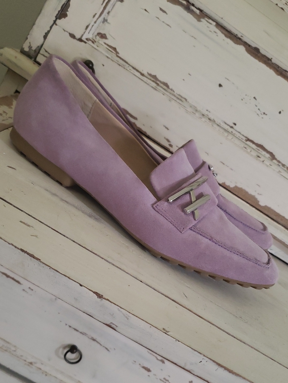 Franco Sarto Petola Suede Flat 9.5 - Picture 2 of 10